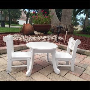 Doll Table and Chair Set